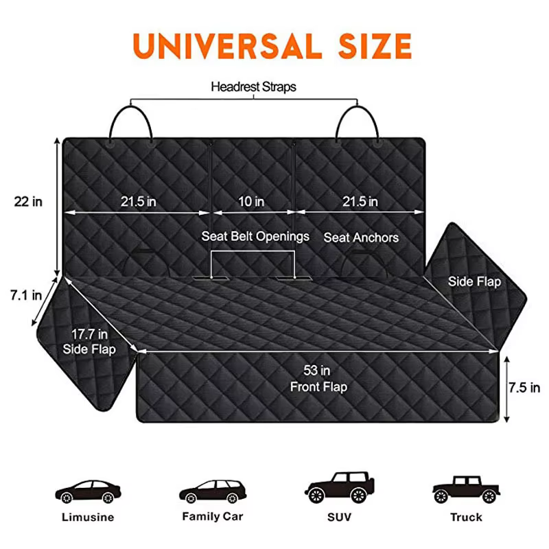 Waterproof Back Seat Cover for Dogs, image 6