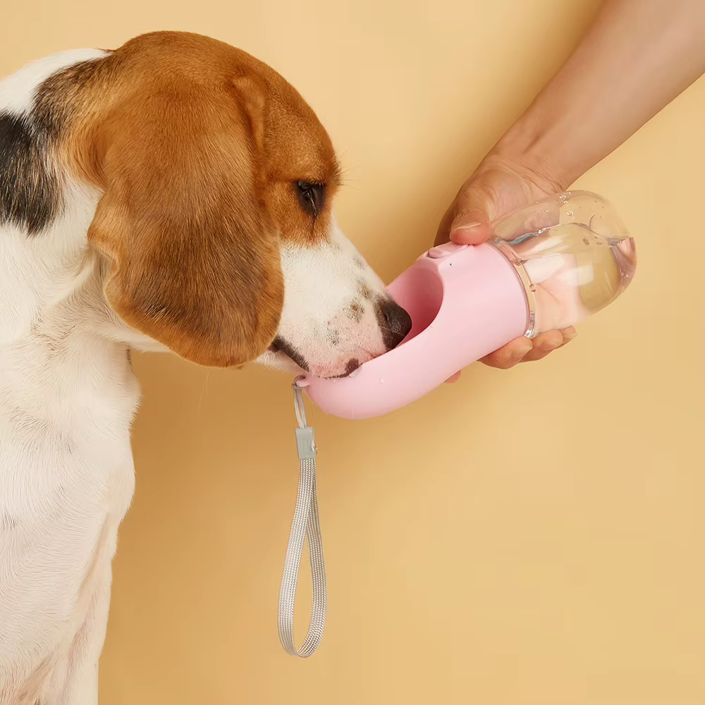 Leakproof Travel Dog Water Bottle with Lanyard, 350 ml, image 5